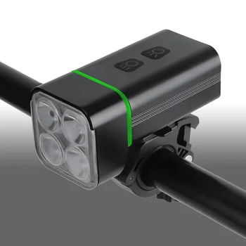 T6 10000mAh Vízálló LED Kerékpár Lámpa Elülső USB-Újratölthető 3000LM Lámpa Kerékpár Lámpa Kerékpár MTB Fényszóró Alumínium